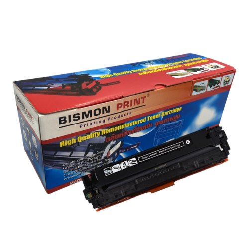 ตลับหมึกเทียบเท่า Toner Cartridge Compatible HP CE320A Black, HP 128A Remanufactured